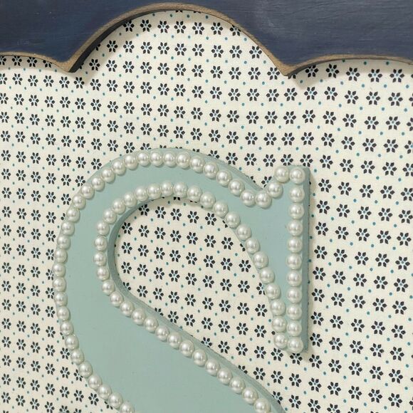 Large Monogram Initial Painted Wooden Letter Dorm Room - Picture 5 of 9